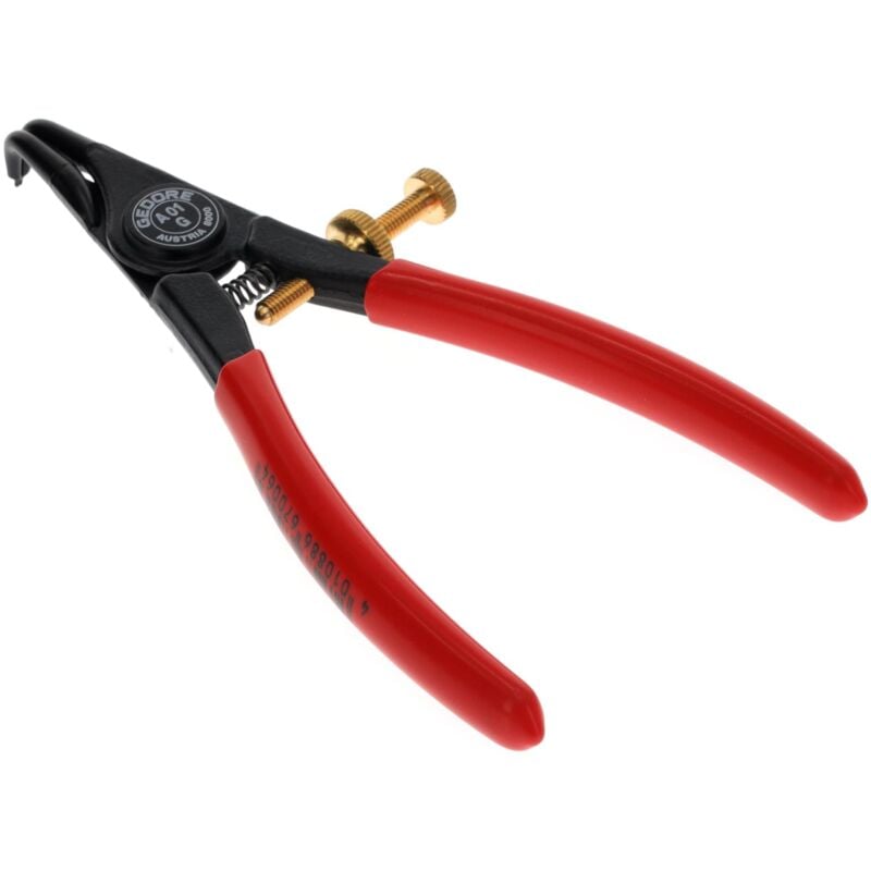 foto del prodotto 8000 a 01g pinza di montaggio per anelli di sicurezza esterni angolata 1,5 3,5mm