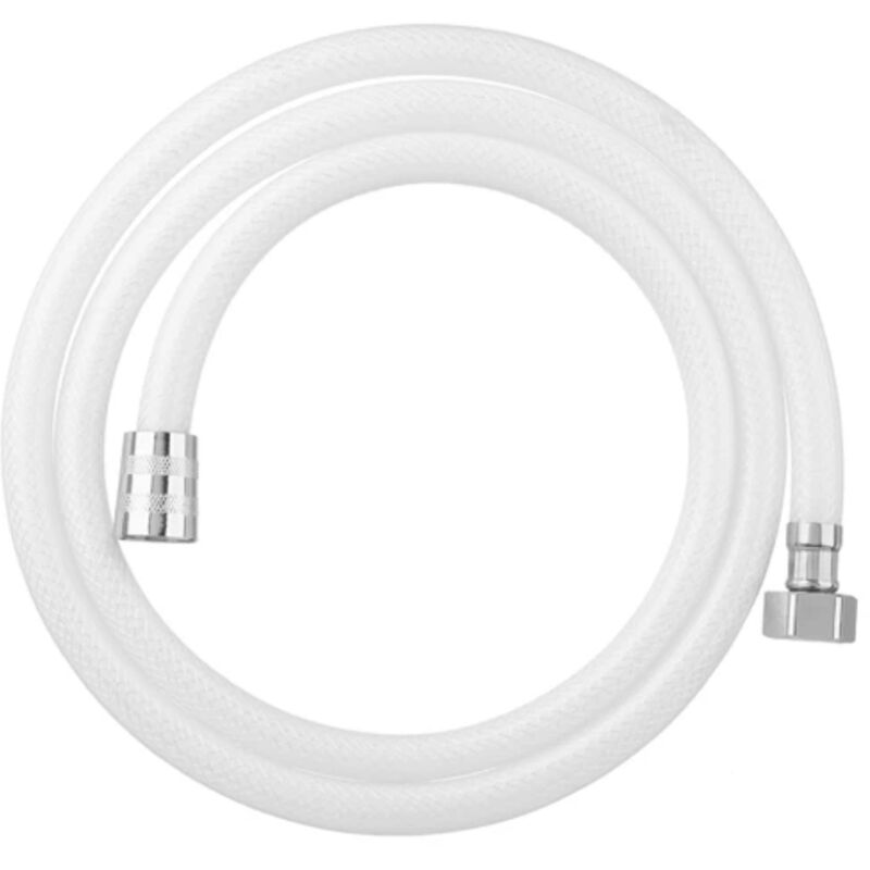 foto del prodotto 801290 flessibile doccia vasca, tubo doccia flessibile e antitorsione, lunghezza 1,2 metri, connessioni in ottone, misure 1 2'x 1 2', materiale in