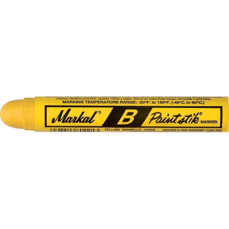 foto del prodotto 80221 b paintstik confezione da 12 pennarelli, colore giallo markal