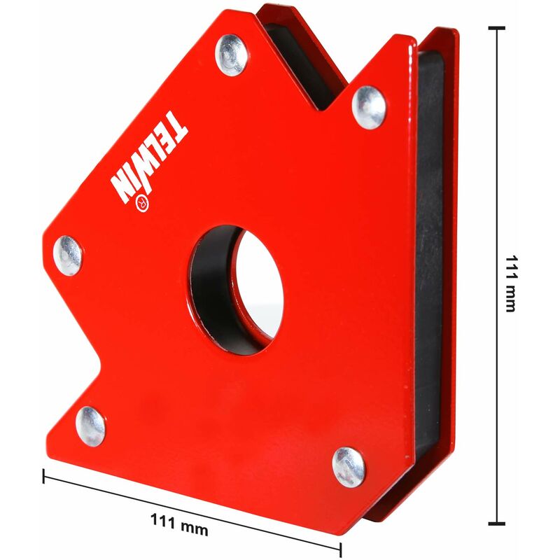 foto del prodotto 802583 posizionatore magnetico per saldature, 0.1 v, rosso, 23 kg max telwin