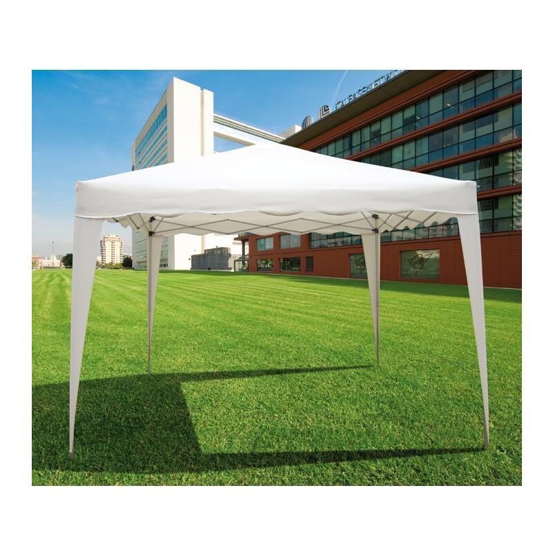 foto del prodotto 8043307 pergola 3 x 3 metri pieghevole in alluminio, metallizzato, 123 x 22 x 22 cm papillon