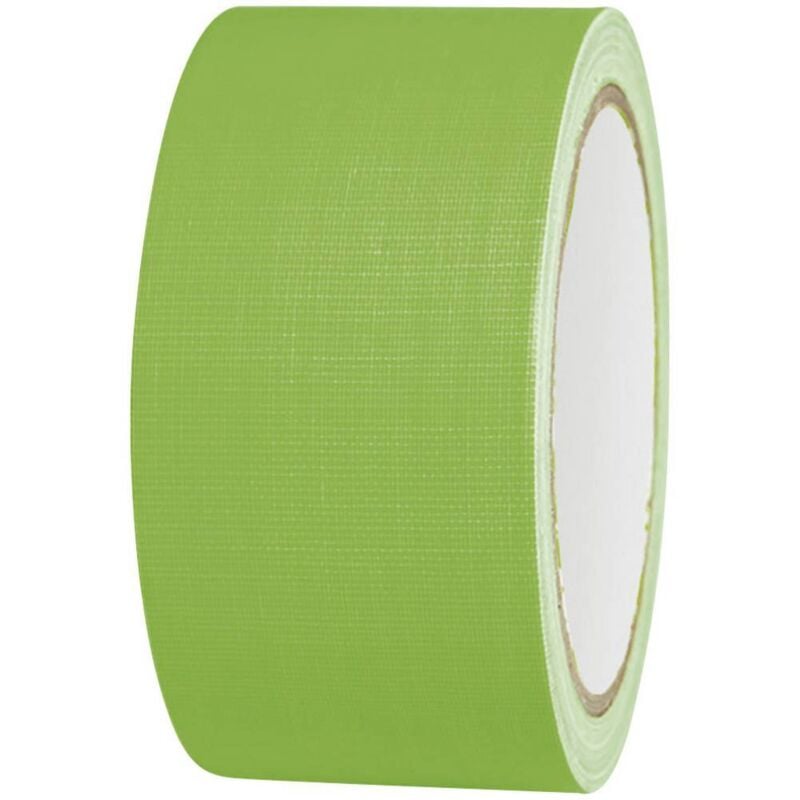 foto del prodotto 80fl5025gc 80fl5025gc nastro in tessuto 80fl5025gc verde neon l x l 25 m x 50 mm 1 pz. toolcraft