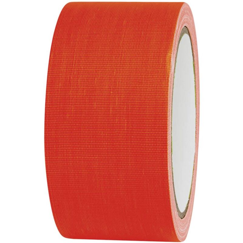 foto del prodotto 80fl5025oc 80fl5025oc nastro in tessuto 80fl5025oc arancione neon l x l 25 m x 50 mm 1 pz. toolcraft