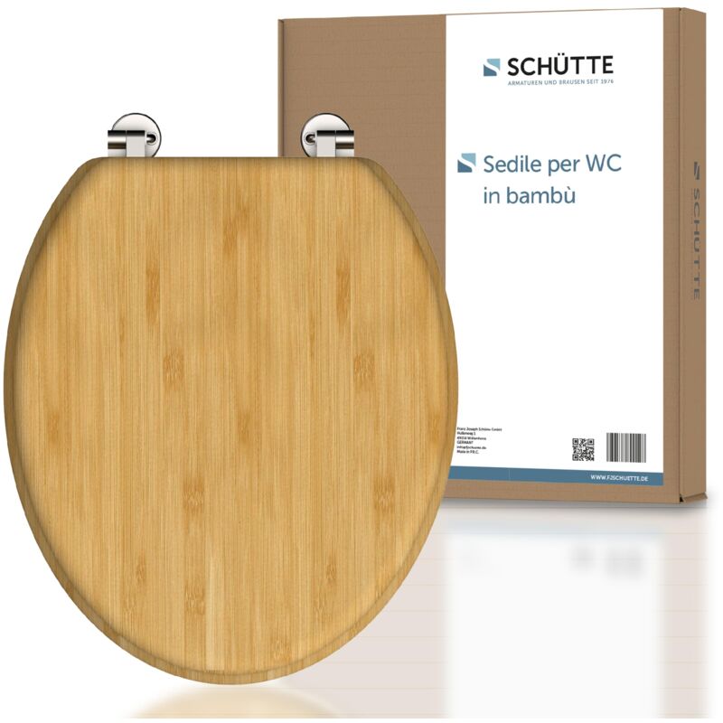 foto del prodotto 81001 a bamboo, solido, coperchio sostenibile in legno, fatto, adatto a tutti gli standard, carico massimo sedile wc 150 kg sch tte