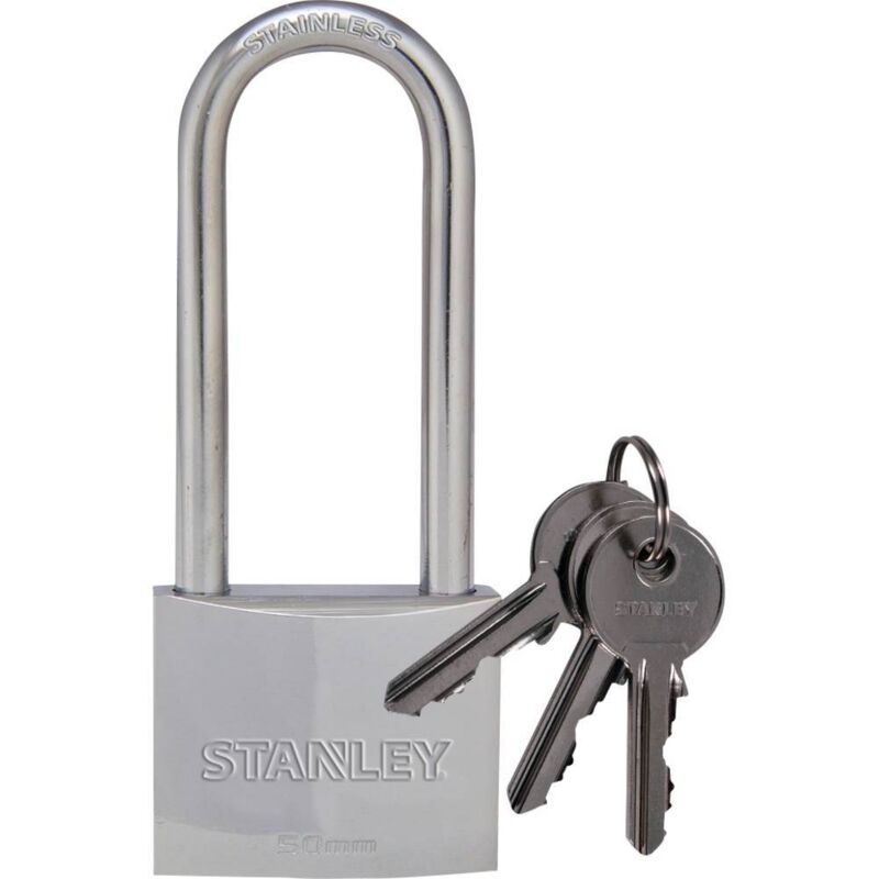 foto del prodotto 81062 371 401 lucchetto 50 mm serratura a chiave stanley