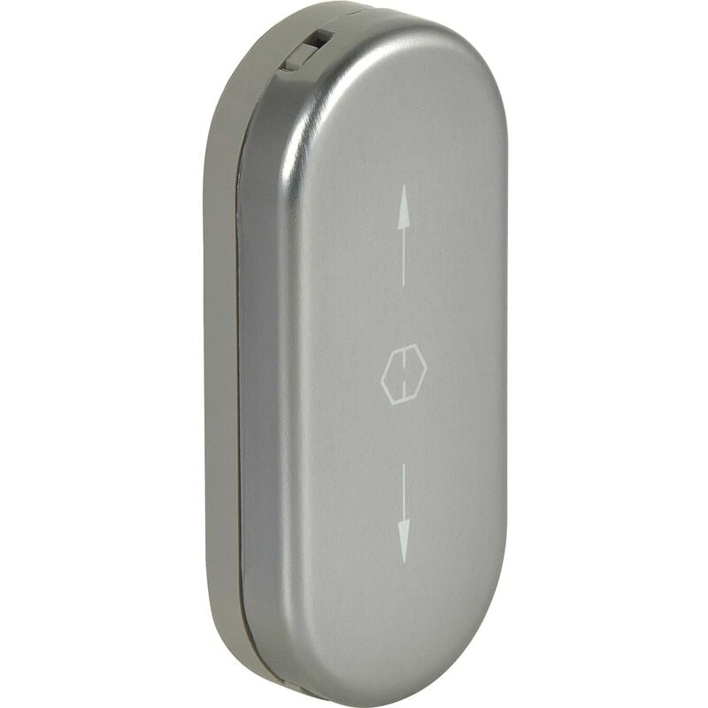 foto del prodotto 811601 maniglia per finestra in alluminio effetto acciaio inox hoppe