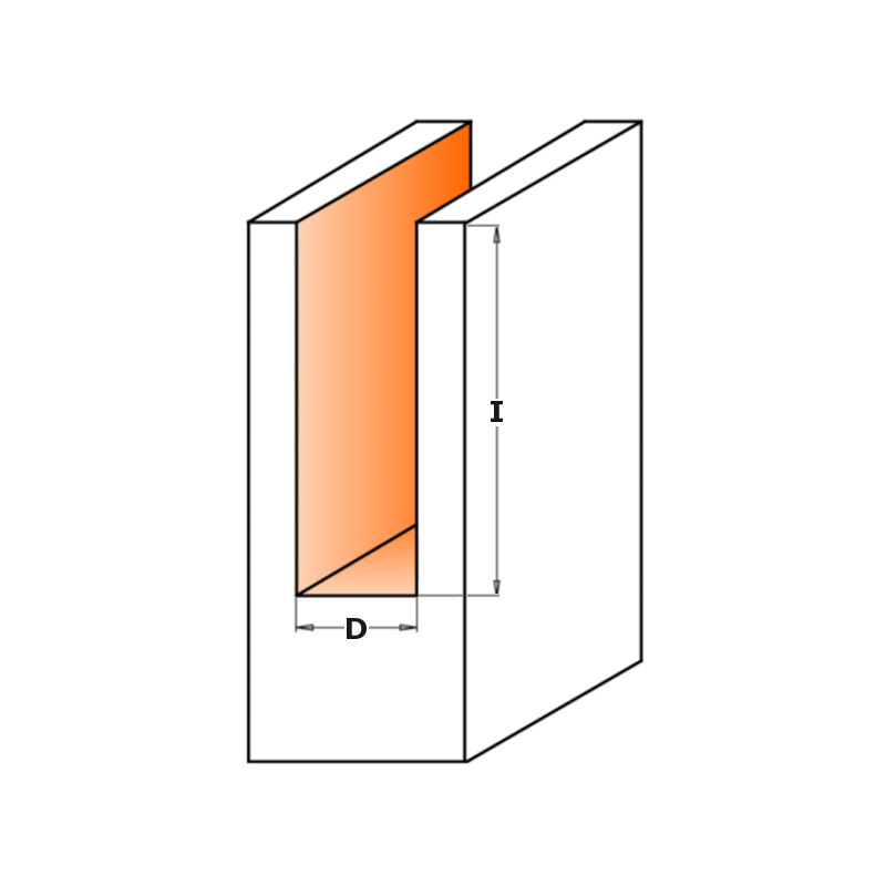 immagine 0 del prodotto 812.060.11 fresa a tagli diritti hwm z2 s 6.35 d 6x25.4x60 dx