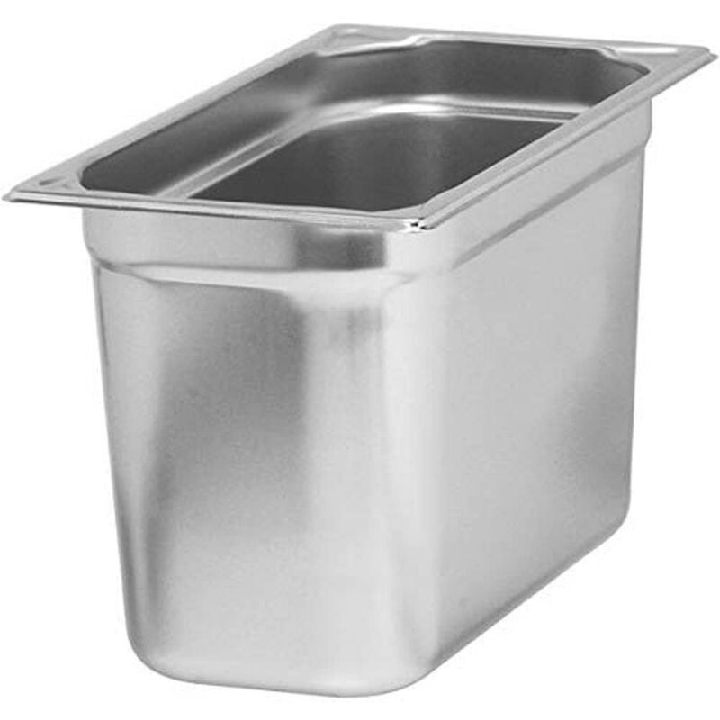 foto del prodotto 81306 contenitore gn 1 3, in acciaio inox, dimensioni 176 x 325 mm, altezza 1500 mm, volume 5,7 litri, colore acciaio inossidabile aps