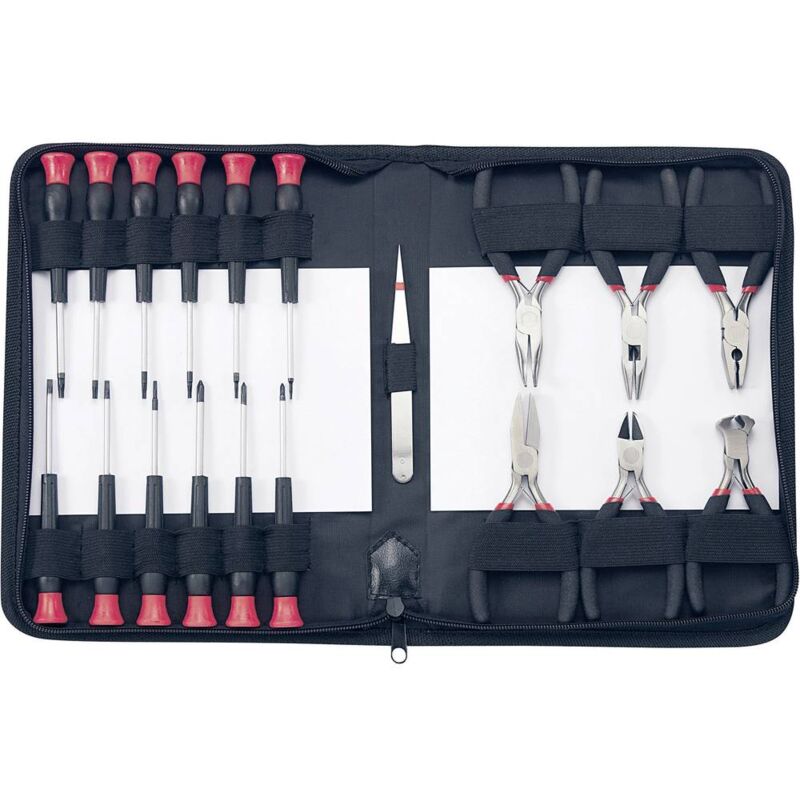 foto del prodotto 814583 kit utensili elettricisti in custodia 19 parti basetech