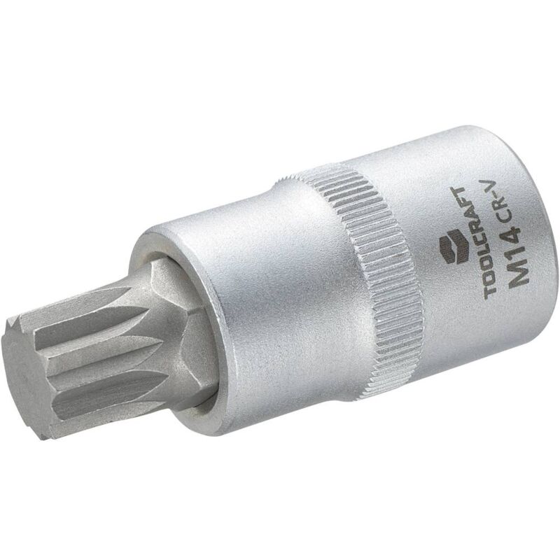 foto del prodotto 816171 multidente xzn inserto giravite a bussola 14 mm 1 2 12.5 mm toolcraft