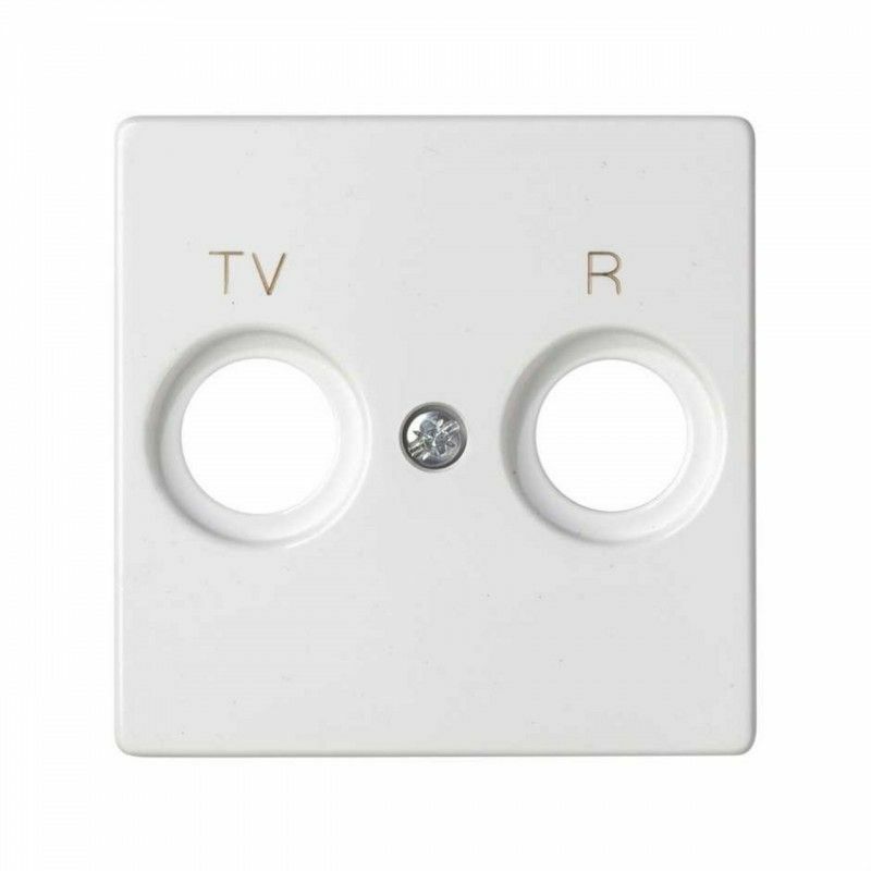 immagine 0 del prodotto 82 concept piastra presa r tv bianco opaco 8200053 090 simon