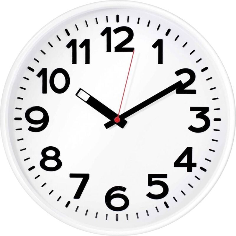 foto del prodotto 82321 quarzo orologio da parete bianco eurotime