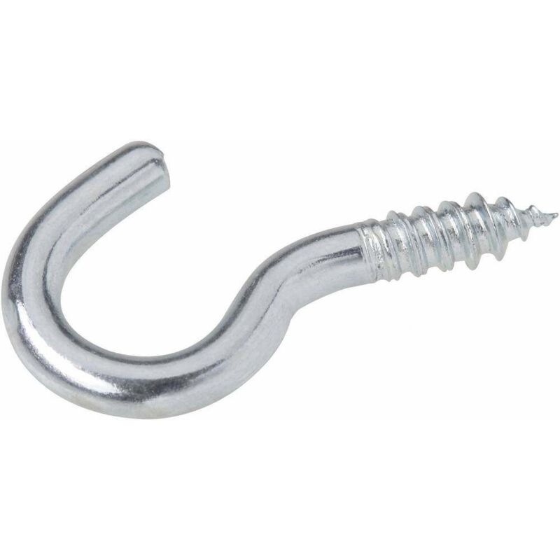 foto del prodotto 828108 ganci a vite, curvi 50 mm acciaio zincato 50 pz. toolcraft