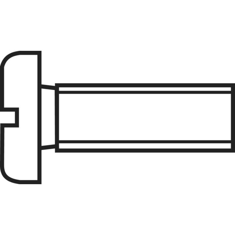 foto del prodotto 828786 viti cilindriche m1.4 10 mm taglio din 84 acciaio 20 pz. toolcraft