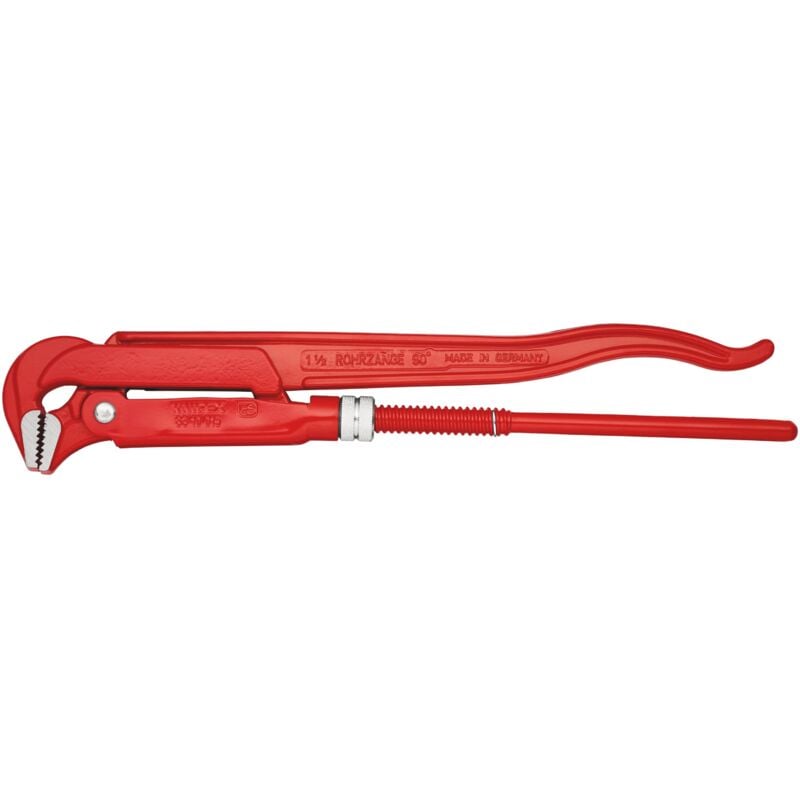 foto del prodotto 83 10 015 giratubi con ganasce a 90 rossa, verniciata a polvere 420 mm