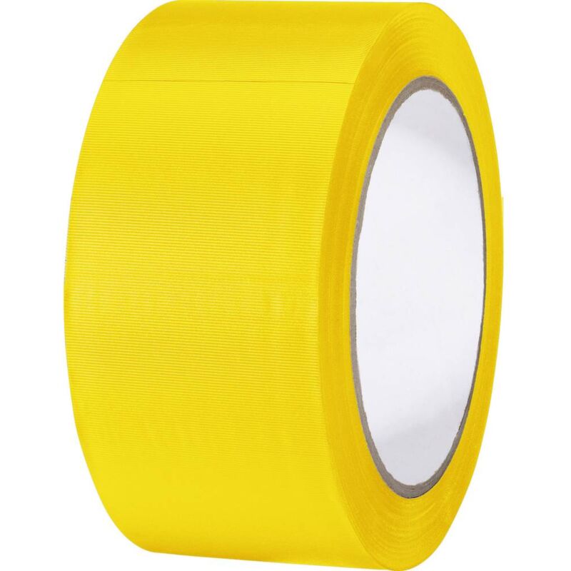foto del prodotto 832450g c 832450g c nastro adesivo in pvc giallo l x l 33 m x 50 mm 1 pz. toolcraft