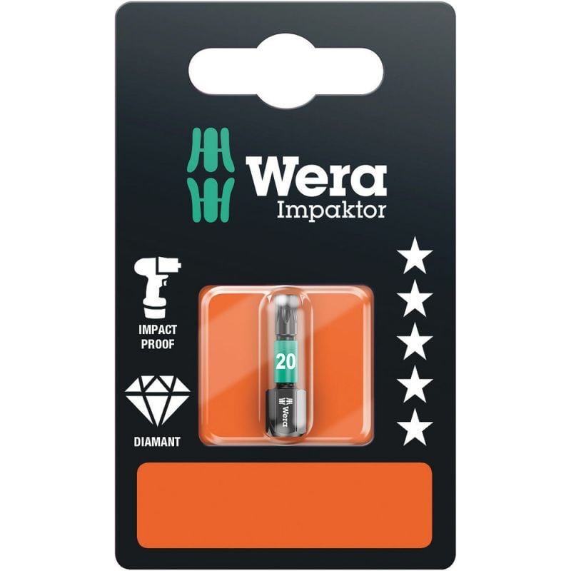 foto del prodotto 867 1 imp dc inserti impaktor torx , self service 05073924001 wera
