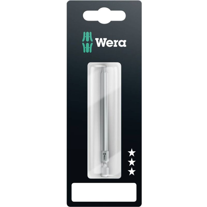 foto del prodotto 867 4 z 89mm sb sis 05073529001 inserto torx t 25 acciaio per utensili legato, duro f 6.3 1 pz. wera