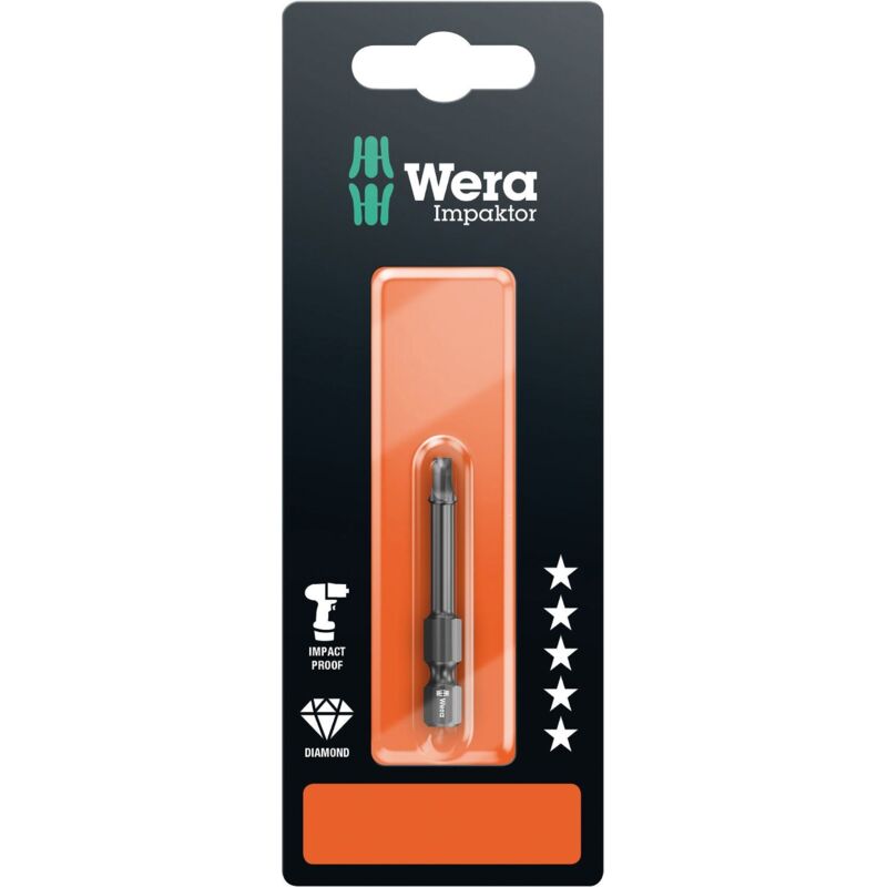 foto del prodotto 868 4 imp dc sb impaktor inserti, 3 x 50 mm wera