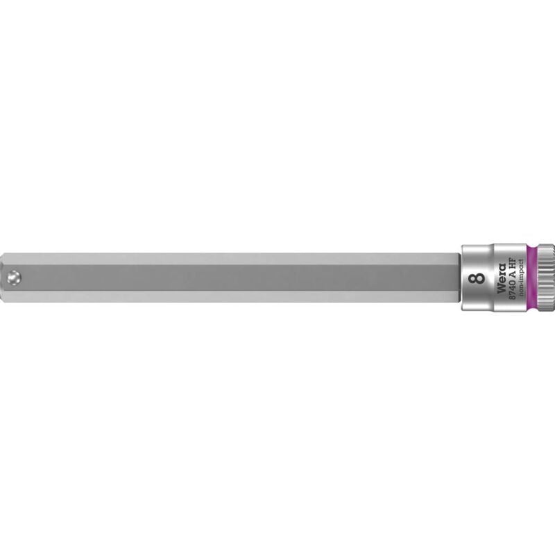 foto del prodotto 8740 a 05003340001 brugola interna inserto giravite a bussola 8 mm 1 4 6.3 mm wera