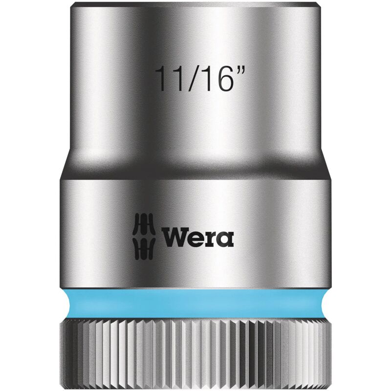 foto del prodotto 8790 hmc bussola per cricchetto zyklop con attacco da 1/2', 11/16 pollice - wera