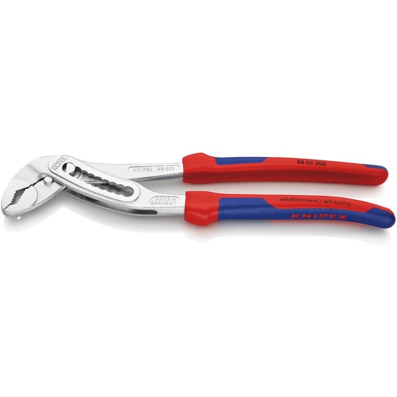 foto del prodotto 88 05 300 alligator pinza regolabile per tubi e dadi rivestiti in materiale bicomponente cromata 300 mm
