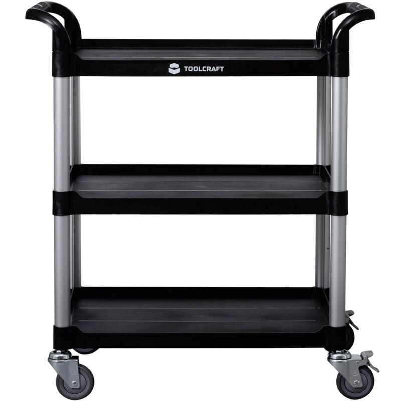 foto del prodotto 88 70 91 carrello di servizio alluminio, plastica colore alluminio naturale , nero toolcraft