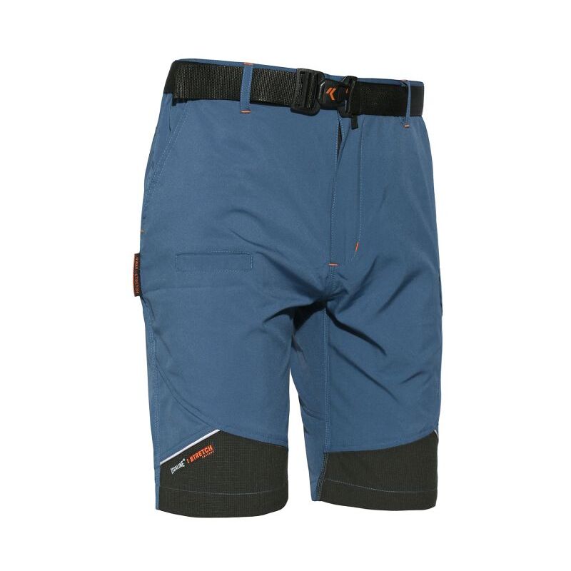 foto del prodotto 8836b 049 bermuda da lavoro extreme light avio inserti neri xl issaline