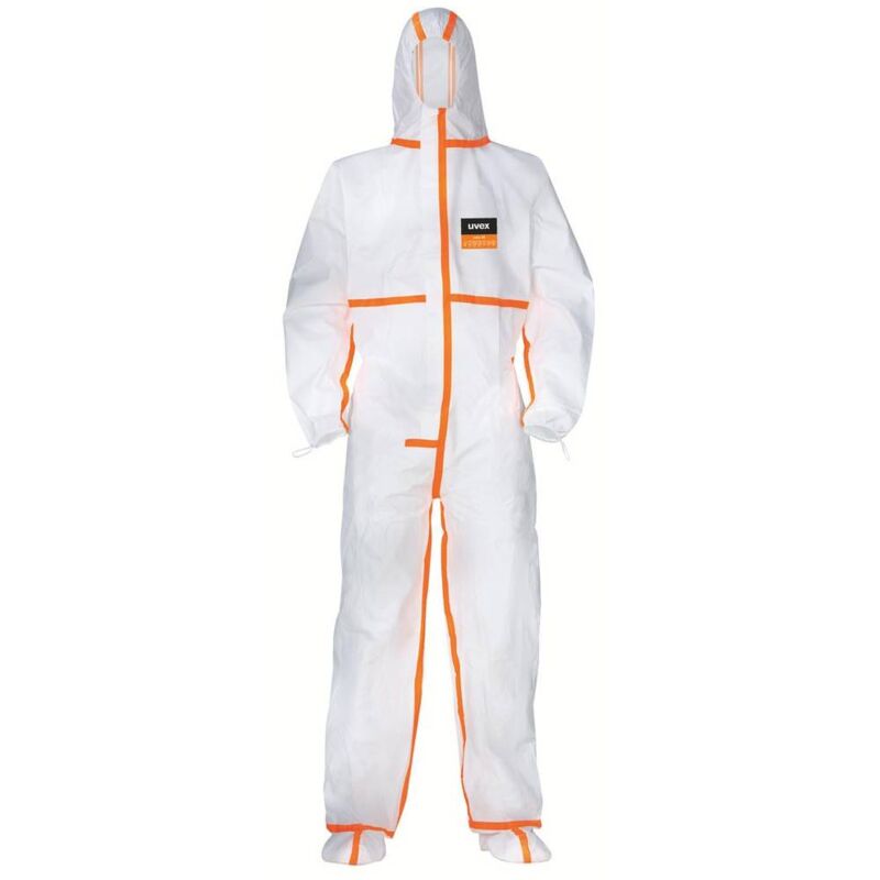 foto del prodotto 8909411 tuta disposable coveralls taglia l bianco uvex
