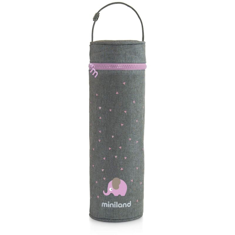 foto del prodotto 89243 borsa isotermica per thermos e biberon, rose, 500 ml miniland