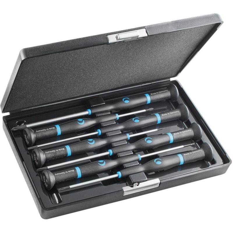 foto del prodotto 89322 juego destornilladores wittron estuche pl stico antichoque 7 piezas witte