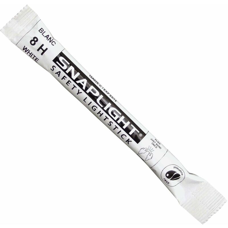 foto del prodotto 8h bastone luminoso snaplight, 15 cm, colore bianco cyalume