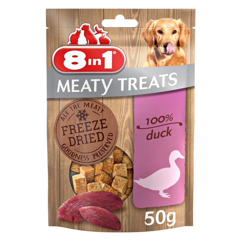 foto del prodotto 8in1 meaty treats 50 g petto d anatra