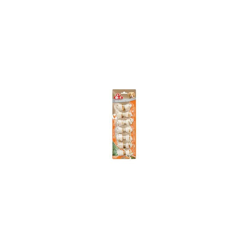 foto del prodotto 8in1 tetra del delights chicken bones xs 7ct 24xh