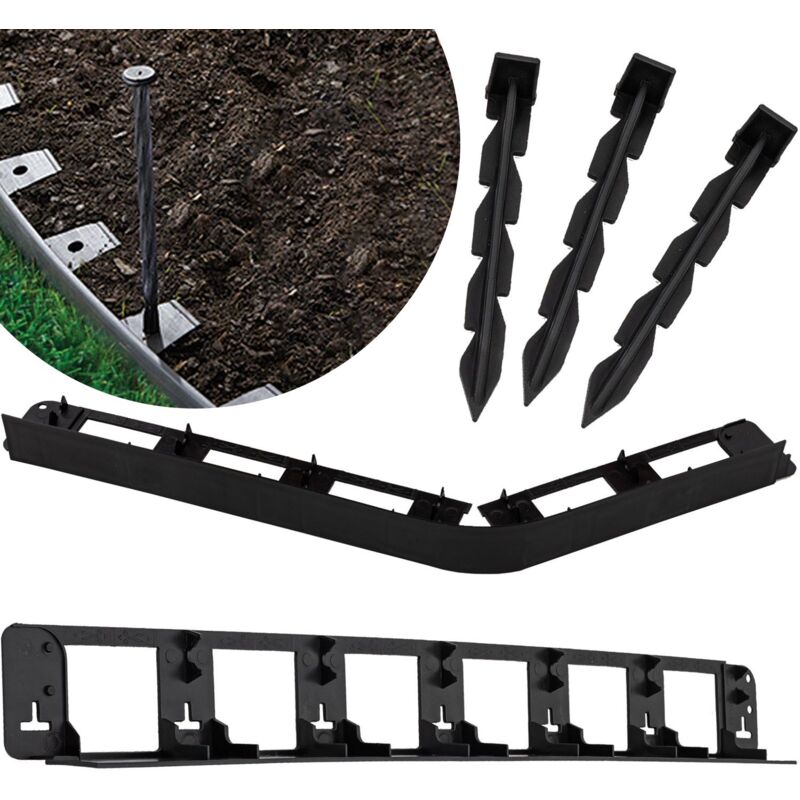 foto del prodotto 8pcs 436cm bordo prato. 24pcs ancoraggio. hd 7101