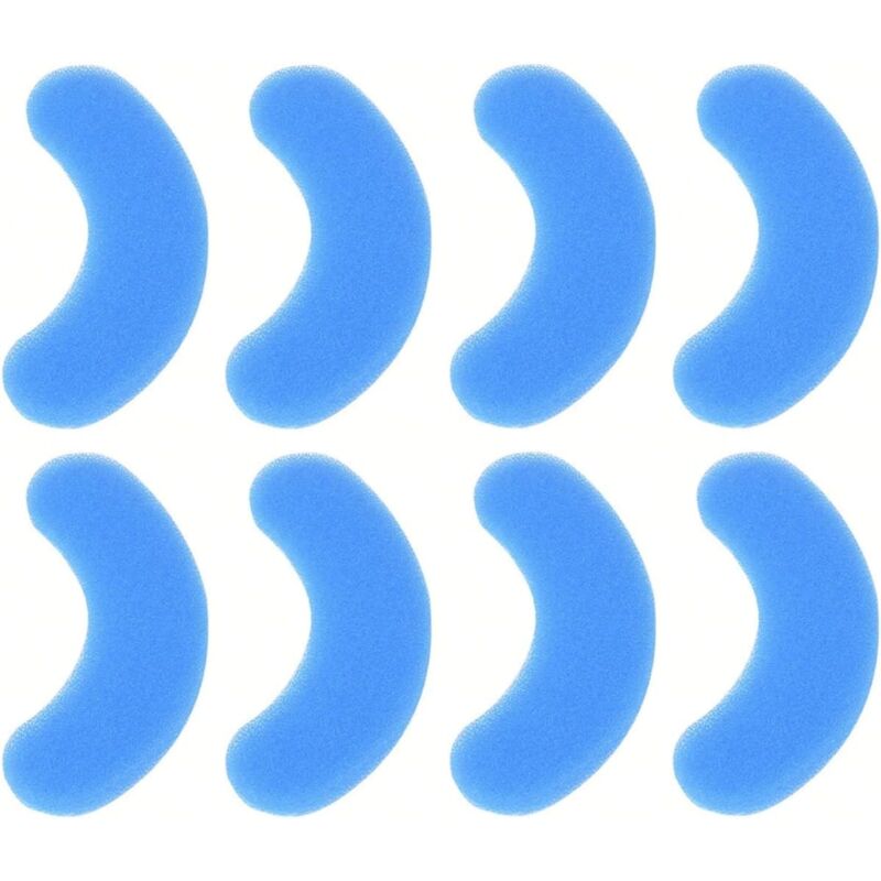 foto del prodotto 8x filtro fontanella per gatti acqua spugna fontana schiuma blu, 120x50x8mm cyclingcolors