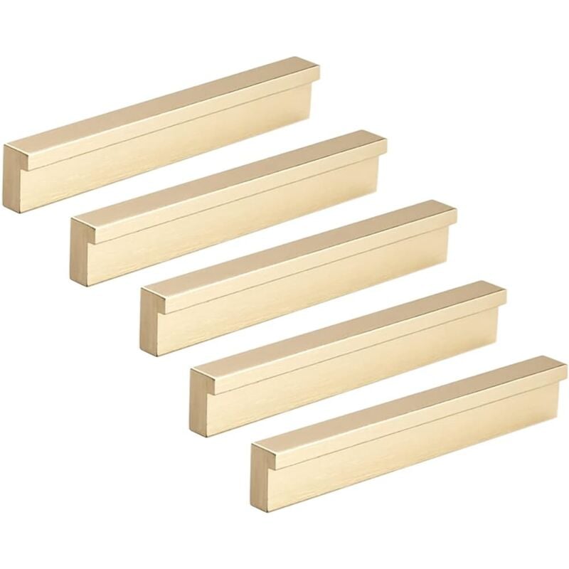 foto del prodotto 8x maniglie per mobili, interasse fori 128 mm, maniglie per porte, maniglie per bar da cucina, maniglie per mobili, maniglie per cassetti, maniglie