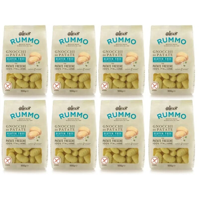foto del prodotto 8x pasta rummo gnocchi di patate senza glutine 100 patate italiane 8x500gr