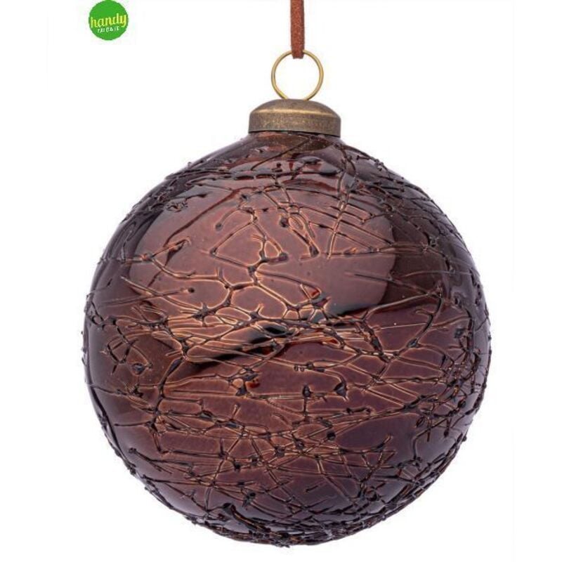 foto del prodotto 8x sfera vt glaciate marrone d100