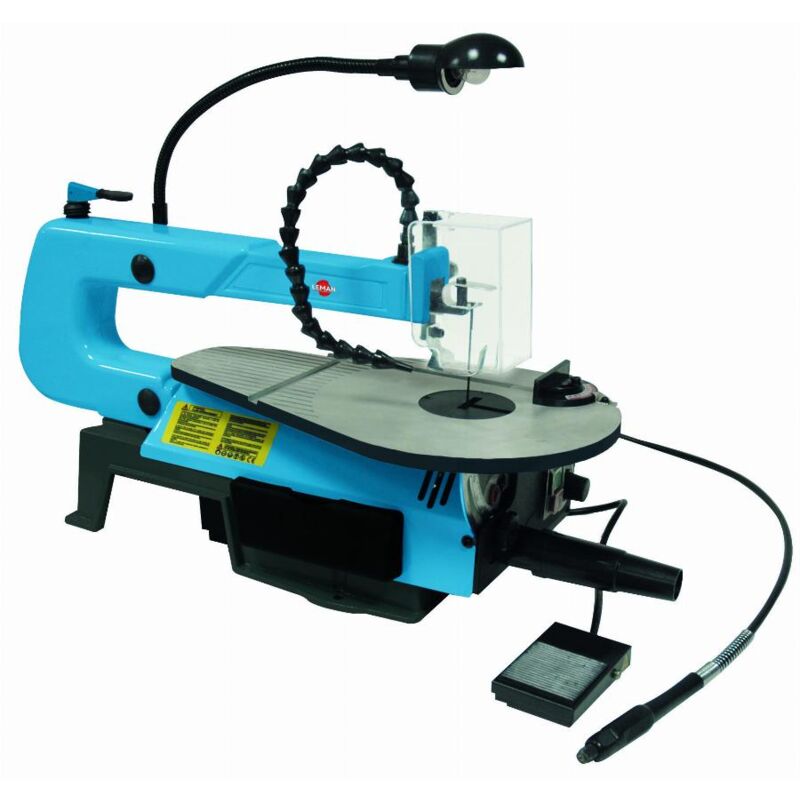 foto del prodotto 90 w 400mm sega per bordi a pedale sac407 leman