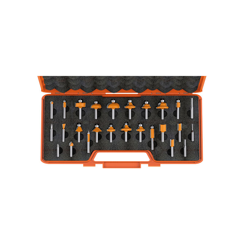 foto del prodotto 900.003.00 set 26 frese diritte profilate hw s 8 dx