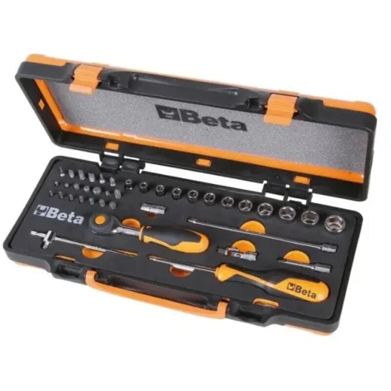 foto del prodotto 900 c12mr assortimento chiavi a bussola ed accessori in valigetta 39 pz. beta