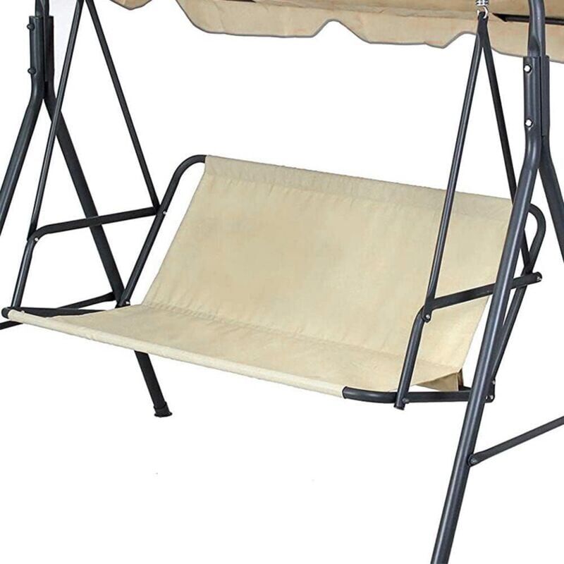 foto del prodotto 900d housse de rechange pour balancelle de jardin 85 x 96 cm, housse de si ge de balancelle imperm able pour balancelle de jardin 2 3 places,beige