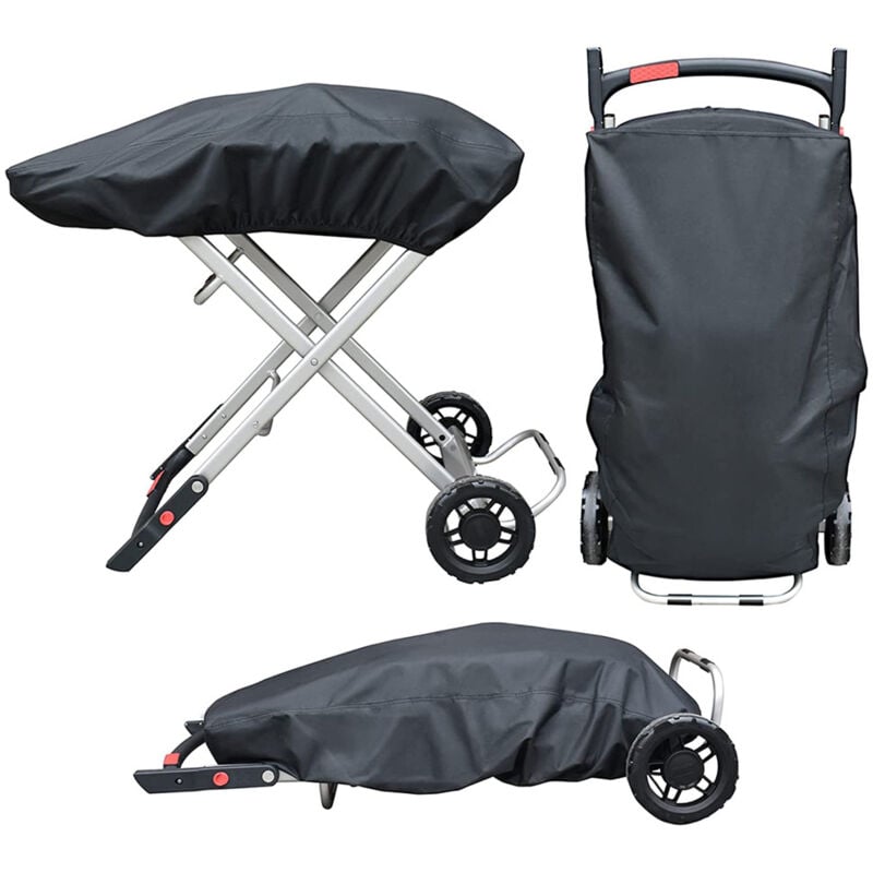 foto del prodotto 9010001 copertura per barbecue a gas portatile weber traveler, tessuto oxford impermeabile e resistente alle intemperie