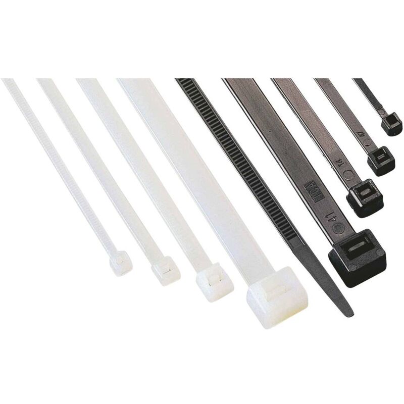 foto del prodotto 90158 100 pa t5 100 fascetta per cavi 360 mm 4.5 mm trasparente 100 pz. helukabel