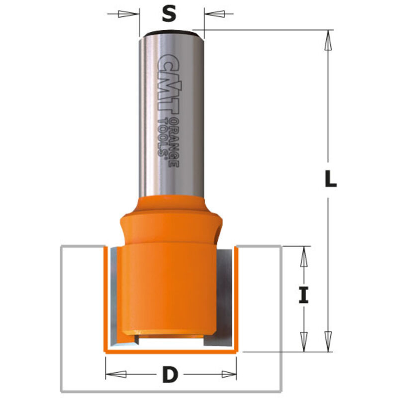 foto del prodotto 902.130.11 fresa diritta per canali hw z2 s 8 d 13x12x38 dx