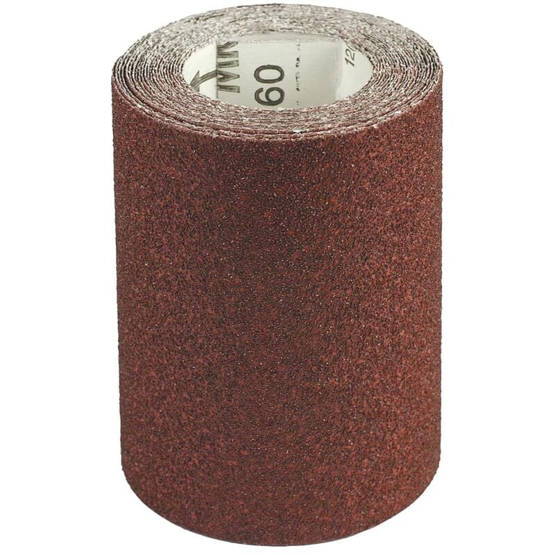 foto del prodotto 9021355 corindone carta abrasiva aperta rotolo 115mm x 5m grana 60 maurer