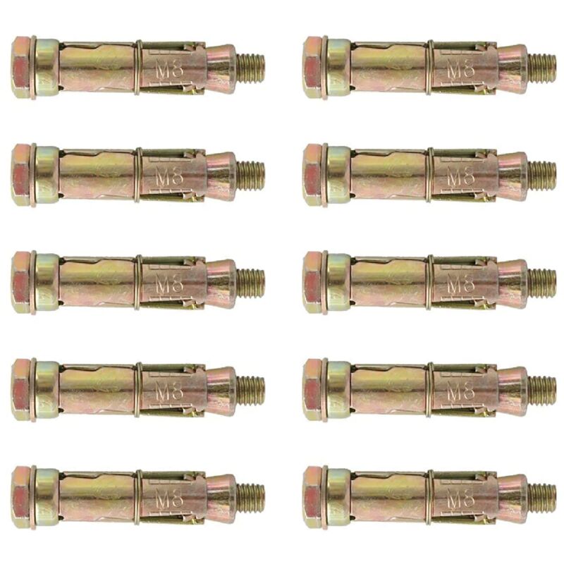 foto del prodotto 9029b1 confezione da 10 tasselli ad espansione con testa esagonale m8x65 mm. kippen