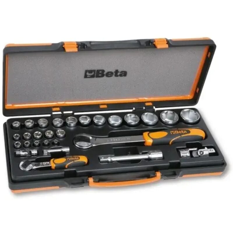 foto del prodotto 902a c22 assortimento chiavi a bussola in valigetta 28 pz. beta