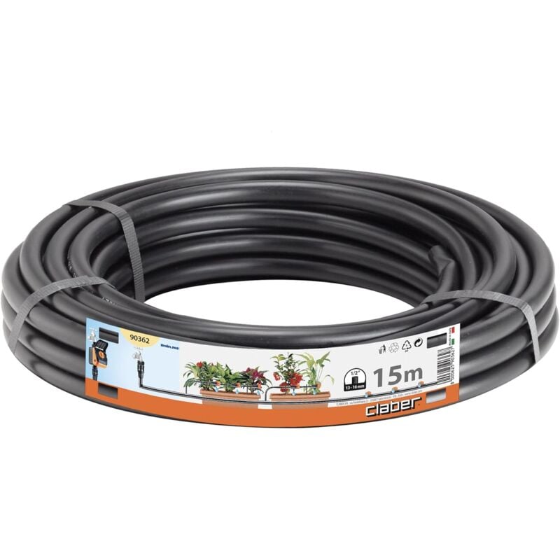 foto del prodotto 90362 tubo collettore, 15 m, 1 2 13 16 mm , in polietilene claber